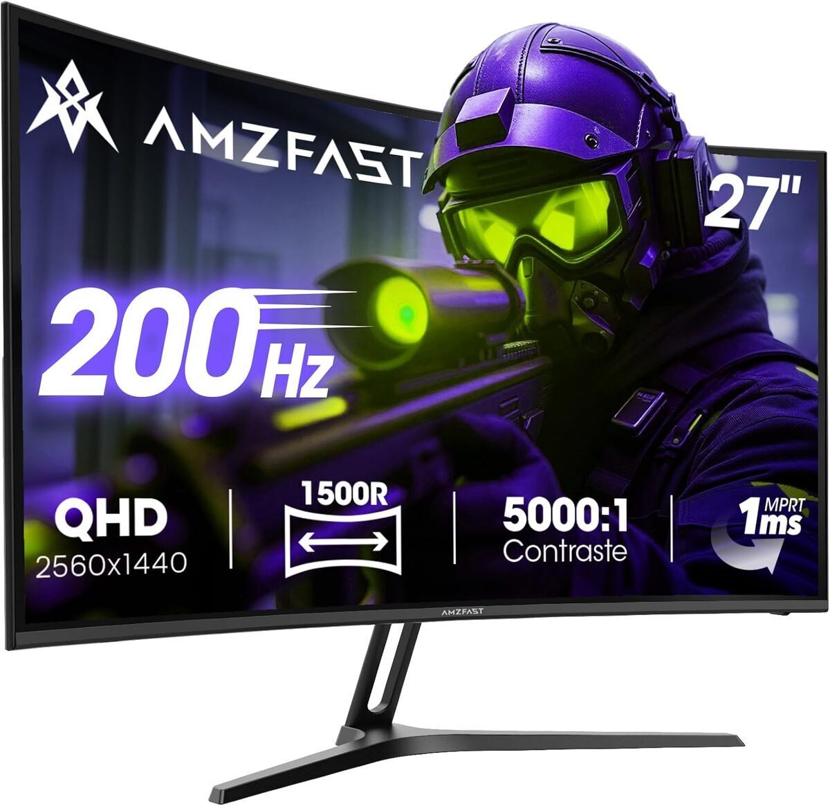 Test de l'écran gaming Amzfast AMZG27C1Q : l'incurvé performant de 27 pouces