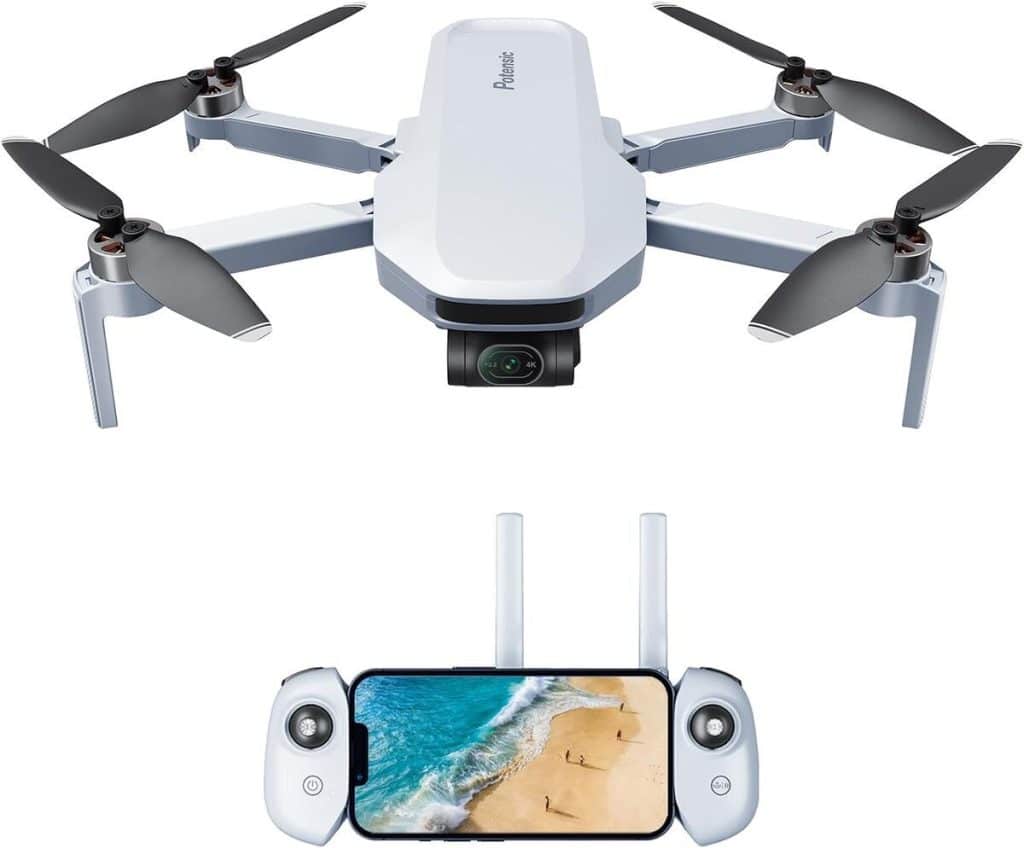 Test du drone Potensic ATOM 4K : gPS et gimbal 3 axes