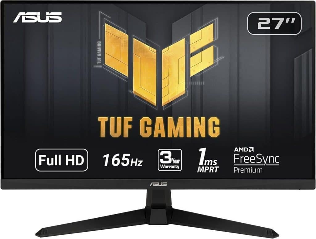 Test du moniteur ASUS TUF VG277Q1A : immersion gaming 165hz