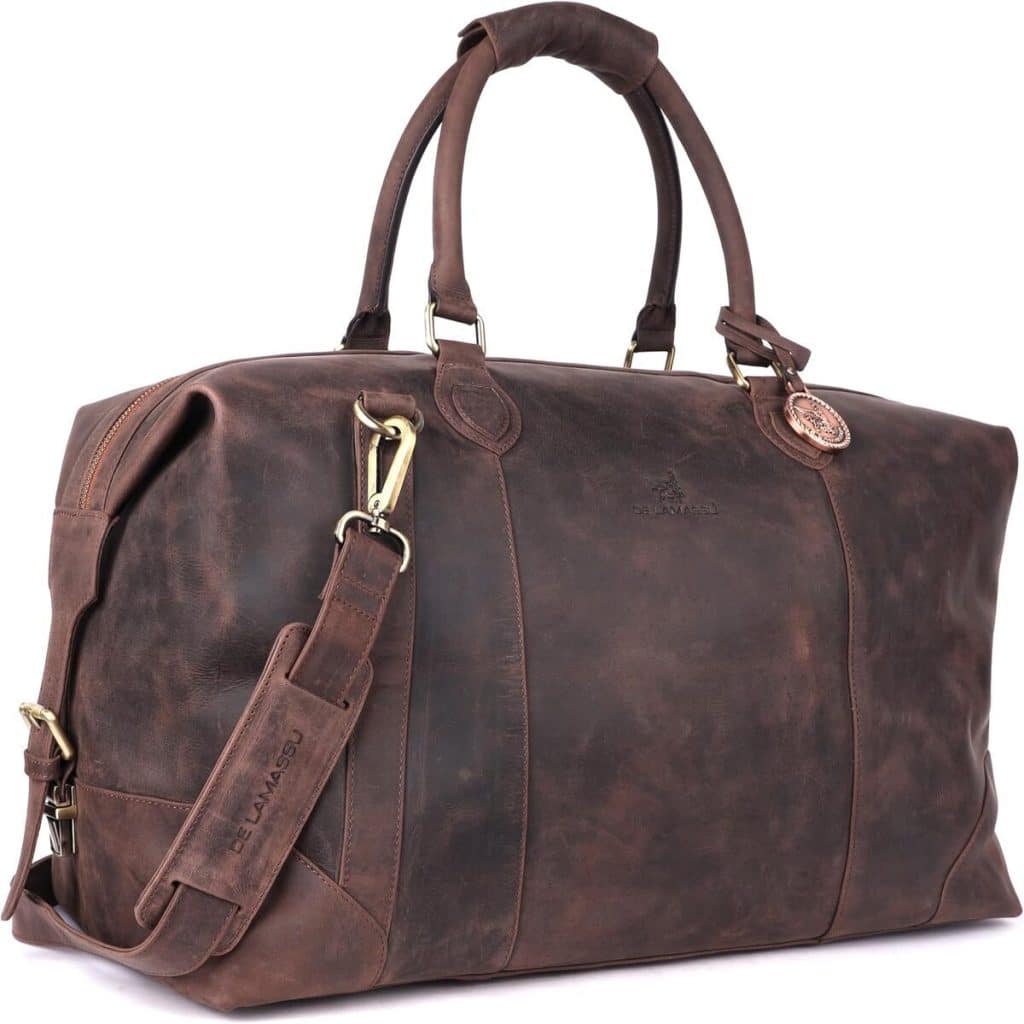 Test du sac de voyage en cuir véritable De Lamassu Rafael