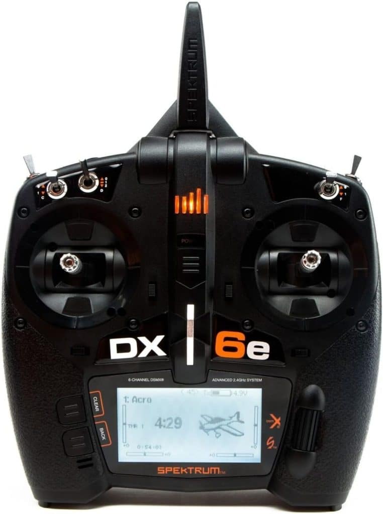 Test du Spektrum DX6e : transmetteur dsmx 6 canaux