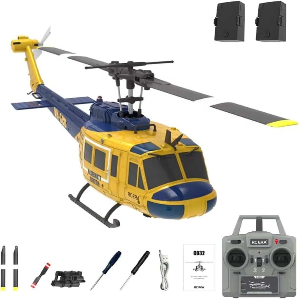 Test Meiurlex RC ERA C032 : hélicoptère télécommandé 6 canaux pour cascades 3D