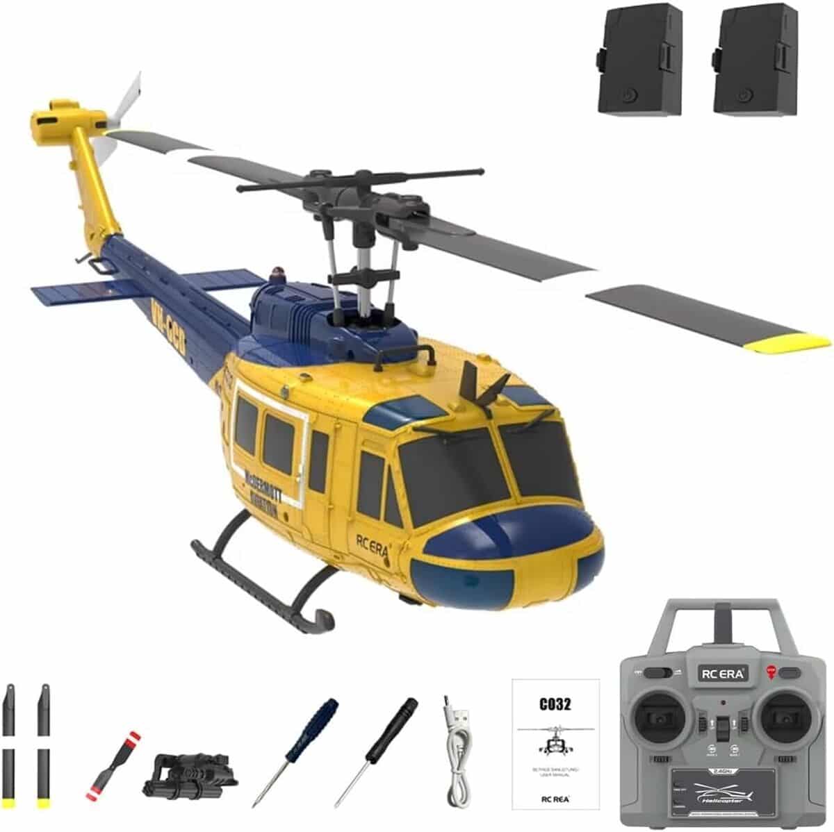 Test Meiurlex RC ERA C032 : hélicoptère télécommandé 6 canaux pour cascades 3D