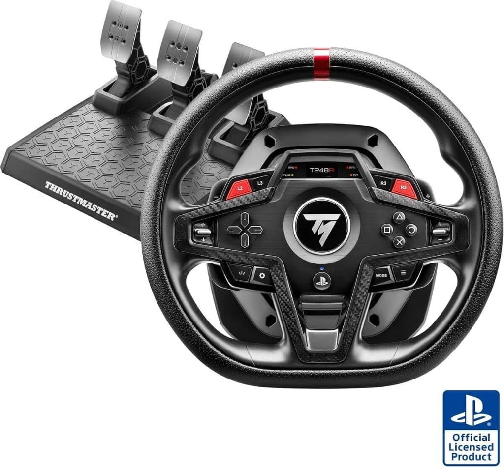 Test volant Thrustmaster T248R : immersion totale sur PS5, pS4 et PC